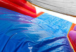 Opblaasbare hindernisbaan met vette Comic-graphics