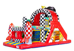 Hoge kwaliteit stormbaan in levendig Comic-thema