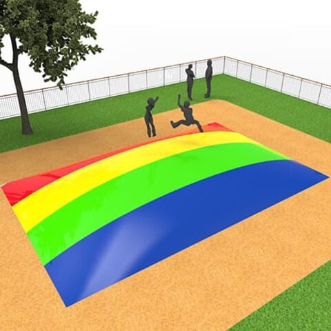 Inflatable springberg in kleur -rood -geel -groen -blauw kopen voor kinderen. Bestel opblaasbare airmountain nu online bij JB Inflatables Nederland