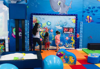 Themawand onderwaterwereld