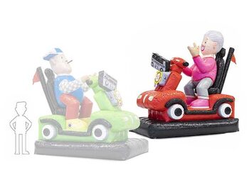 Sarah pop op scootmobiel kopen als blinkvanger voor verjaardagen 