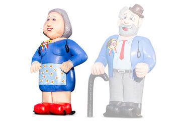 Originele Sarah pop als blikvanger voor bij verjaardagen 