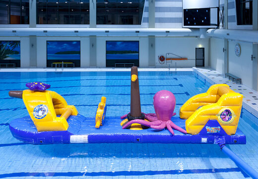 Luchtdichte opblaasbare schip in safari thema voor zowel jong als oud kopen. Bestel opblaasbare waterattracties nu online bij JB Inflatables Nederland 