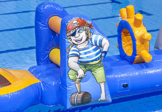 Koop een mega run zwembad in thema haai voor zowel jong als oud. Bestel opblaasbare waterattracties nu online bij JB Inflatables Nederland 