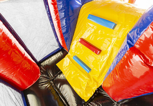 Bestel online opblaasbare Captian Jack Multiplay Brandweer overdekt springkussens op maat inclusief logo bij JB Promotions Nederland