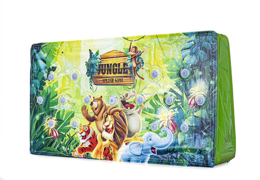 Haal opblaasbare IPS Splash Wall in jungle thema met een waterspuit aan de bovenkant voor zowel jong als oud. Bestel opblaasbare IPS Splash Walls nu online bij JB Inflatables Nederland 