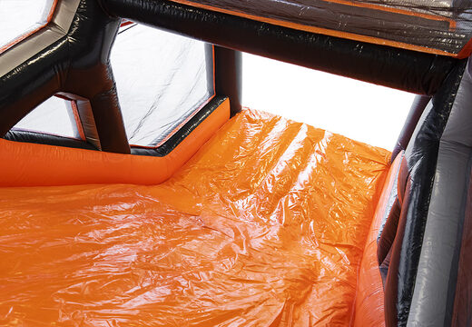 Opblaasbare 40-delige giga modulaire Big Log Slide hindernisbaan kopen voor kinderen. Bestel opblaasbare stormbanen nu online bij JB Inflatables Nederland