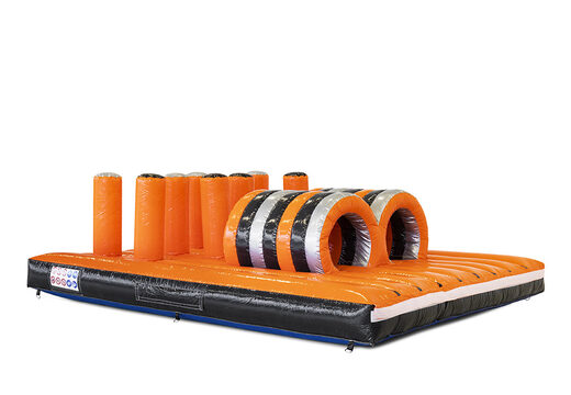 Koop opblaasbare 40-delige giga Tunnel Dodger Platform modulaire stormbaan voor kids. Bestel opblaasbare stormbanen nu online bij JB Inflatables Nederland
