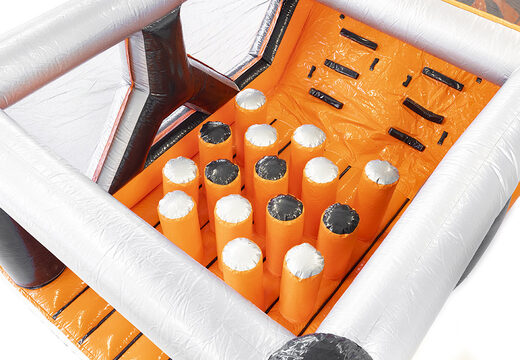 Haal uiw Survival Run stormbaan met obtakels voor kinderen nu online. Bestel opblaasbare stormbanen bij JB Inflatables Nederland