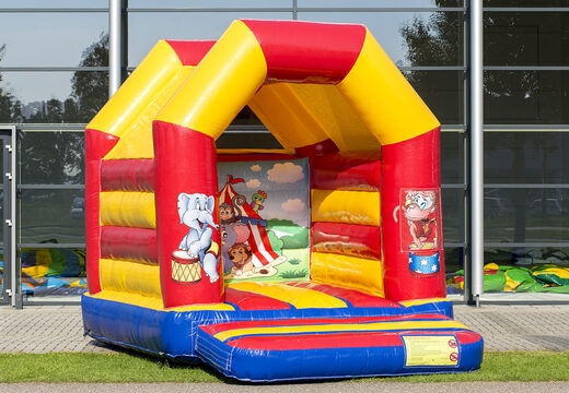 Midi springkussen te koop in thema circus voor kinderen. Koop springkussens online bij JB Inflatables Nederland
