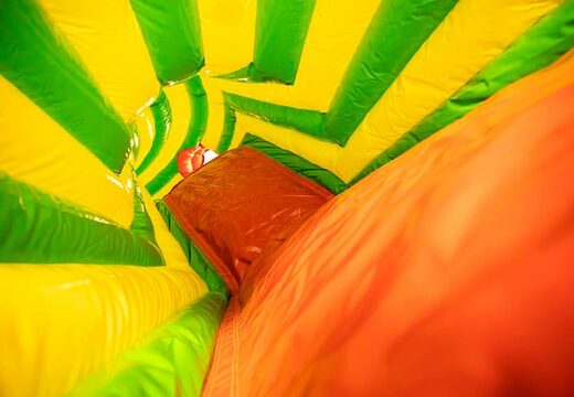 Bestel een gorilla kruiptunnel springkussen met obstakals, een klimhelling en glijhelling voor kinderen. Koop springkussens online bij JB Inflatables Nederland