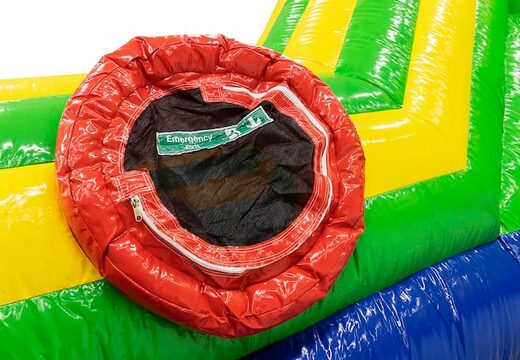 Krokodil kruiptunnel springkasteel met obstakals, een klimhelling en glijhelling voor kids bestellen. Koop springkastelen online bij JB Inflatables Nederland
