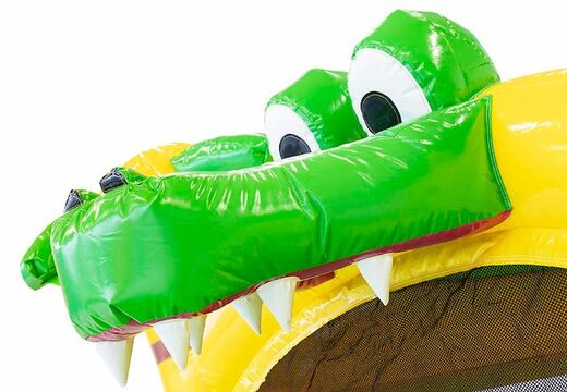Bestel opblaasbaar multiplay springkussen in thema krokodil met of zonder bad voor kinderen bij JB Inflatables Nederland. Koop springkussens online bij JB Inflatables Nederland