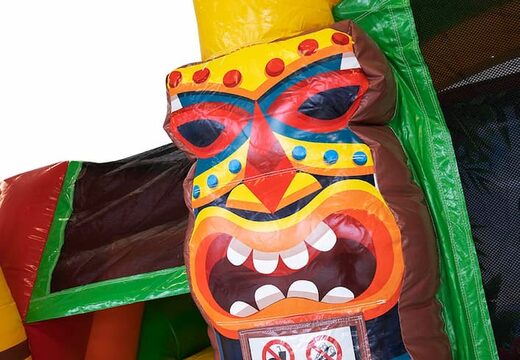 Overdekt opblaasbaar multiplay springkussen bestellen in thema Hawaï voor kids bij JB Inflatables Nederland. Koop springkussens online bij JB Inflatables Nederland