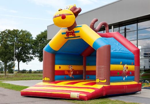 Super springkussen overdekt kopen in aap thema voor kinderen. Koop springkussen online bij JB Inflatables Nederland