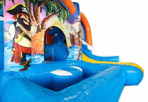 Bestel mini opblaasbare piraat luchtkussen met glijbaan voor kinderen. Koop opblaasbare luchtkussens online at JB Inflatables Nederland 