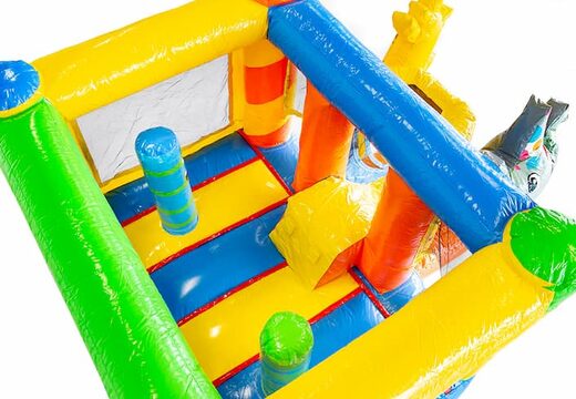 Bestel mini opblaasbare multiplay feest springkasteel met glijbaan voor kinderen. Koop opblaasbare springkastelen online at JB Inflatables Nederland 