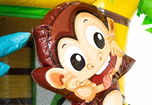 Bestel mini opblaasbare jungle multiplay luchtkussen met glijbaan voor kinderen. Koop opblaasbare luchtkussens online at JB Inflatables Nederland 