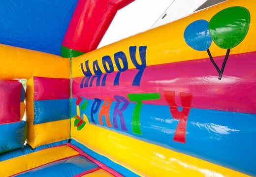 Feest opblaasbaar overdekt springkasteel met een 3D object op het dak kopen bij JB Inflatables Nederland. Bestel online springkastelen bij JB Inflatables Nederland