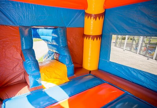 Koop opblaasbaar multifun springkasteel met dak in thema piraat seaworld voor kinderen bij JB Inflatables Nederland. Bestel springkastelen online bij JB Inflatables Nederland