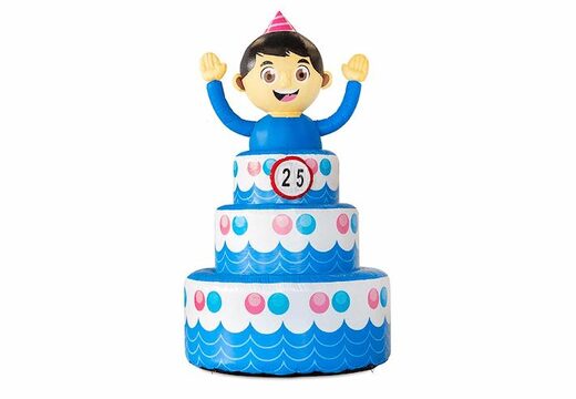 opblaasbare jarige job uit taart kopen