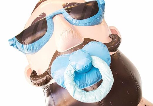 opblaasbare abraham baby met speen in zijn bond en bier in de fles bestellen