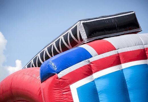 Mini run 8m brandweer stormbaan met 3D-objecten voor kinderen kopen. Bestel opblaasbare stormbanen nu online bij JB Inflatables Nederland