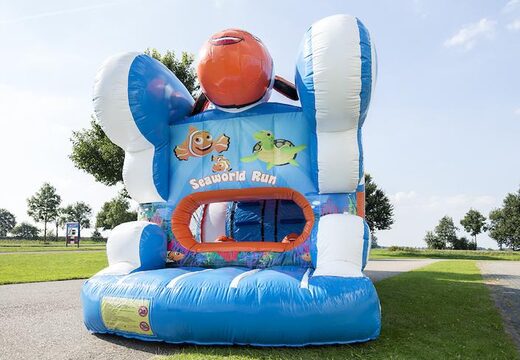 Opblaasbare mini run seaworld 8m stormbaan bestellen voor kinderen. Koop opblaasbare stormbanen nu online bij JB Inflatables Nederland