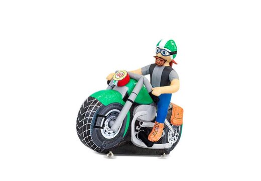 Opblaasbare abraham op motor pop blikvanger kopen