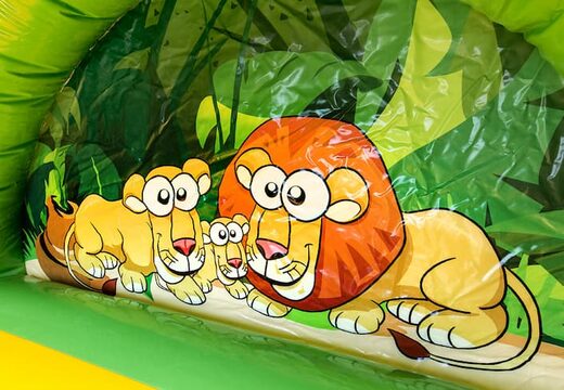 Haal uw opblaasbare jungle glijbaan online voor kids. Bestel opblaasbare glijbanen nu bij JB Inflatables Nederland