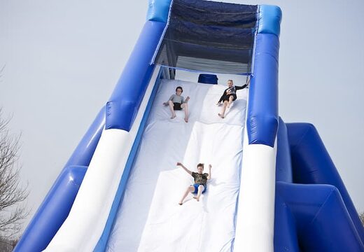 Koop opblaasbare opblaasbare monsterslide 11meter hoog en 53 meter lang met een dubbele trap voor kinderen. Bestel opblaasbare glijbanen nu online bij JB Inflatables Nederland