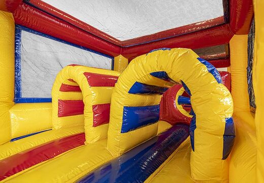 Bestel 13.5 meter lange modulaire standaard stormbaan met passende 3D objecten voor kids. Koop opblaasbare stormbanen nu online bij JB Inflatables Nederland