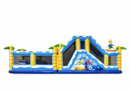 Surf opblaasbare stormbaan met passende 3D objecten bestellen voor kinderen. Koop opblaasbare stormbanen nu online bij JB Inflatables Nederland