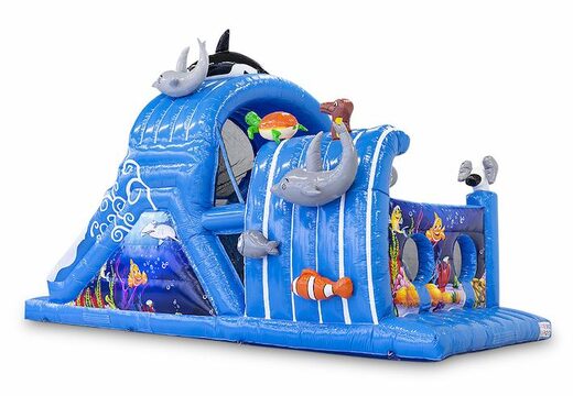 Opblaasbare mini seaworld 9m stormbaan bestellen voor kinderen. Koop opblaasbare stormbanen nu online bij JB Inflatables Nederland
