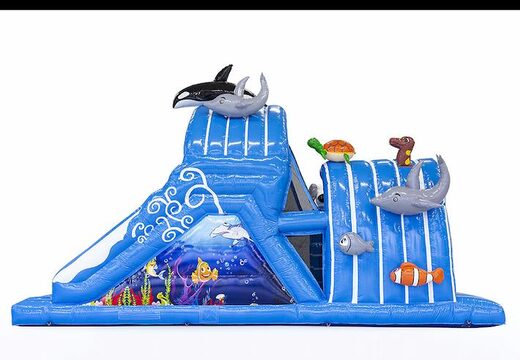 Bestel 9 meter lange opblaasbare seaworld stormbaan voor kids. Koop opblaasbare stormbanen nu online bij JB Inflatables Nederland