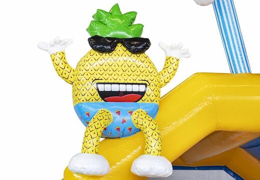 Springkussen opblaasbaar met veel kleuren in summer party thema te koop voor kinderen