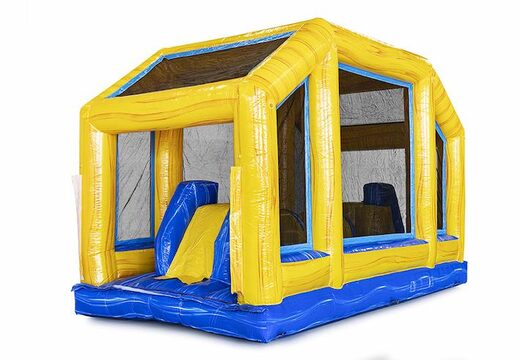 Modulaire marble stormbaan, 19meter lang met passende 3D objecten voor kids bestellen. Koop opblaasbare stormbanen nu online bij JB Inflatables Nederland