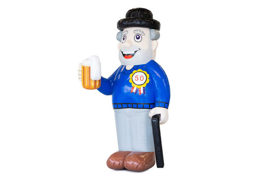 Opblaasbare Abraham met stok kopen