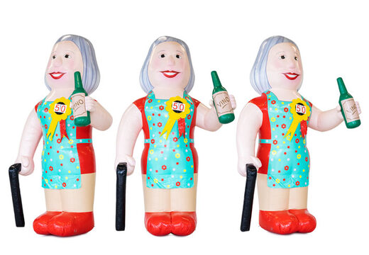 Opblaasbare Sarah pop met stok kopen