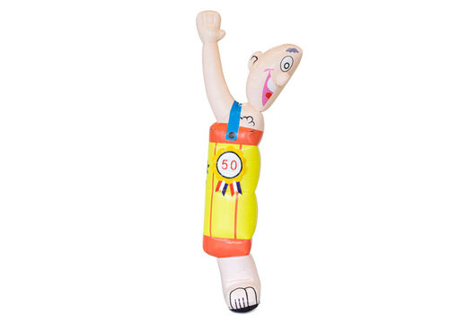 Opblaasbare halve abraham naakt met lichaam in een ton te koop