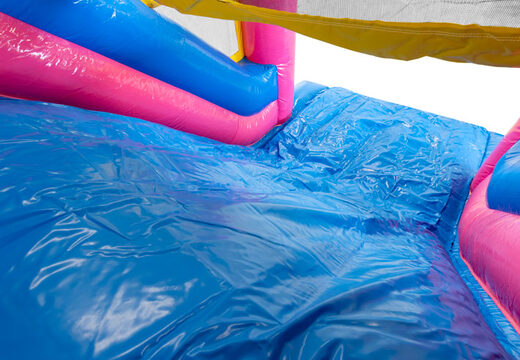 Opblaasbare stormbaan Flamingo 13m kopen voor kinderen. Bestel opblaasbare stormbanen nu online bij JB Inflatables Nederland