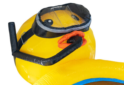 Haal uw opblaasbare 4 in 1 Rubber Duck glijbaan voor kinderen nu online. Bestel opblaasbare glijbanen bij JB Inflatables Nederland