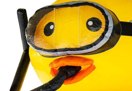 Bestel 4 in 1 glijbaan in thema Rubber Duck voor kinderen. Koop opblaasbare glijbanen nu online bij JB Inflatables Nederland