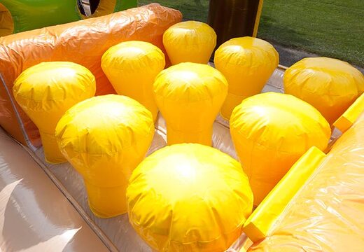 Obstakels op springkussen