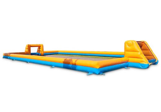 Opvallend geel met blauw voetbalboarding