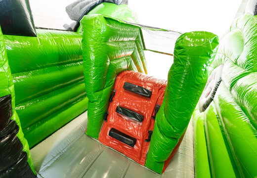 Springkussen met bedrijfsgegevens te koop