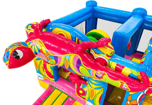 Rode salamander met kleurrijke rug op Multiplay Ibiza kopen bij JB in Meppel