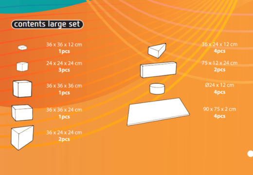 Inhoud van Softplay Large set in Standaard thema online kopen