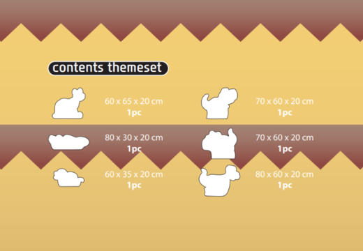 Inhoud van Softplay Themaset in Jungle - Dino thema online bestellen bij JB