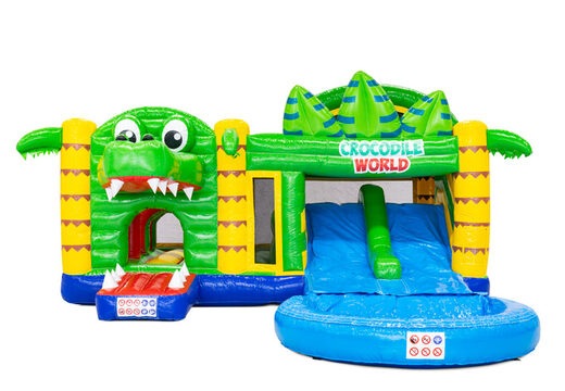 Online springkasteel Multiplay kopen met 3d figuren en glijbaan